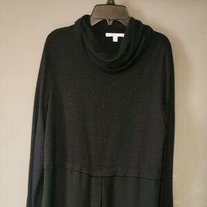 Fever Elegant Black Cowl Neck Dress Good Condition